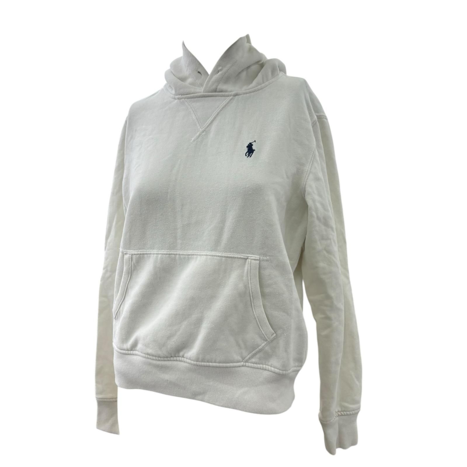 186005 POLO RALPH LAUREN ポロ・ラルフローレン パーカー S ホワイト