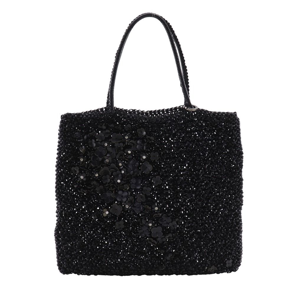 ANTEPRIMA アンテプリマ ワイヤーバッグ ハンドバッグ ブラック 花柄 アンテプリマ ANTEPRIMA ワイヤーバッグ ハンドバッグ リボン スタッズ