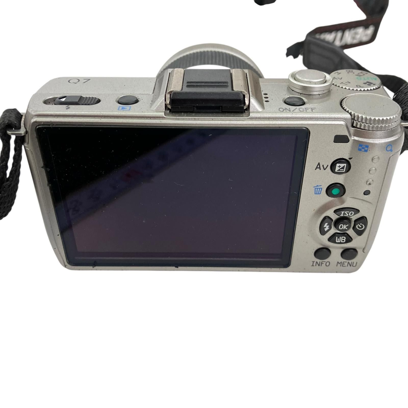 186000 訳アリ品 PENTAX ペンタックス ズームレンズキット Q7 シルバー