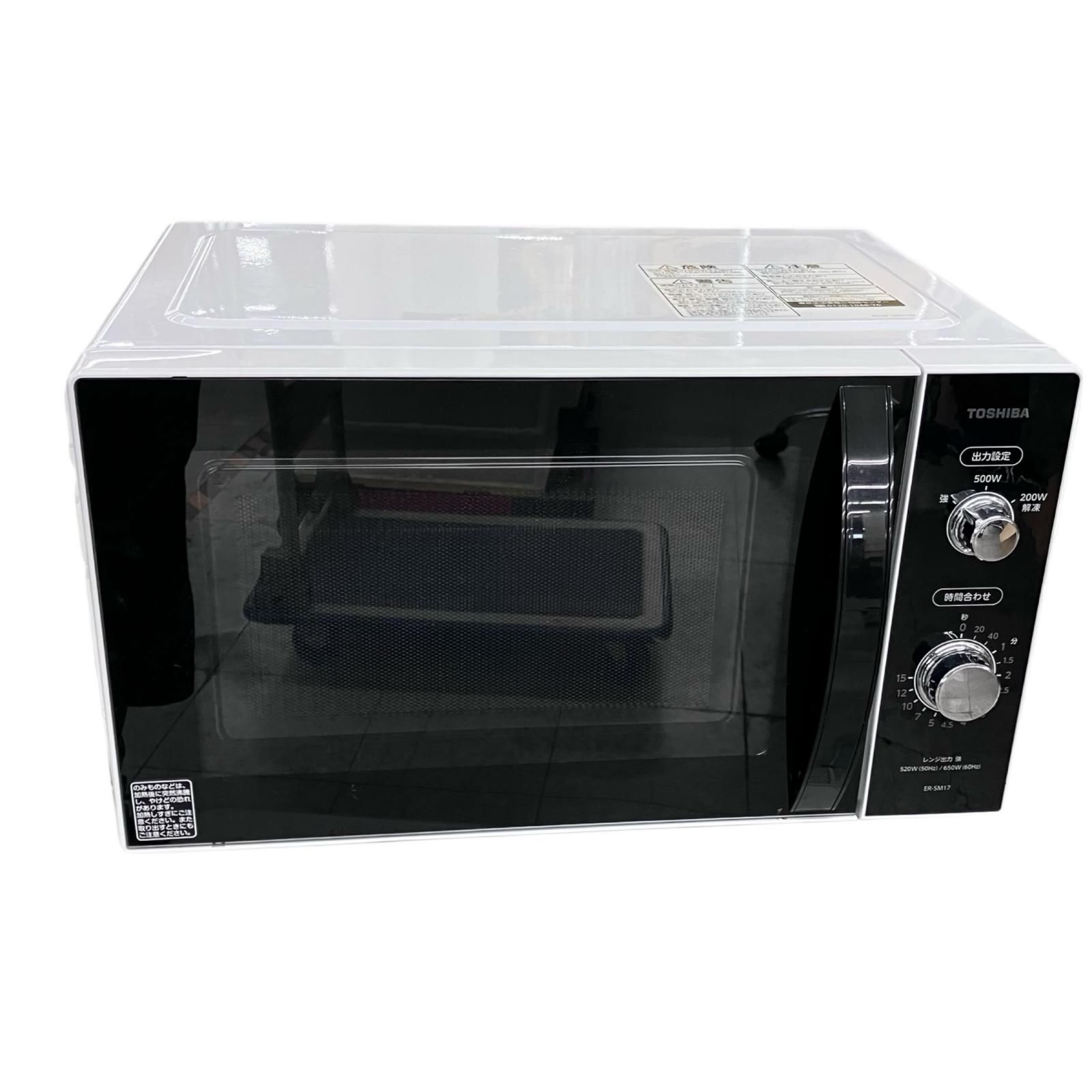 140042 動作確認済み TOSHIBA 東芝 電子レンジ ER-SM17 ホワイト
