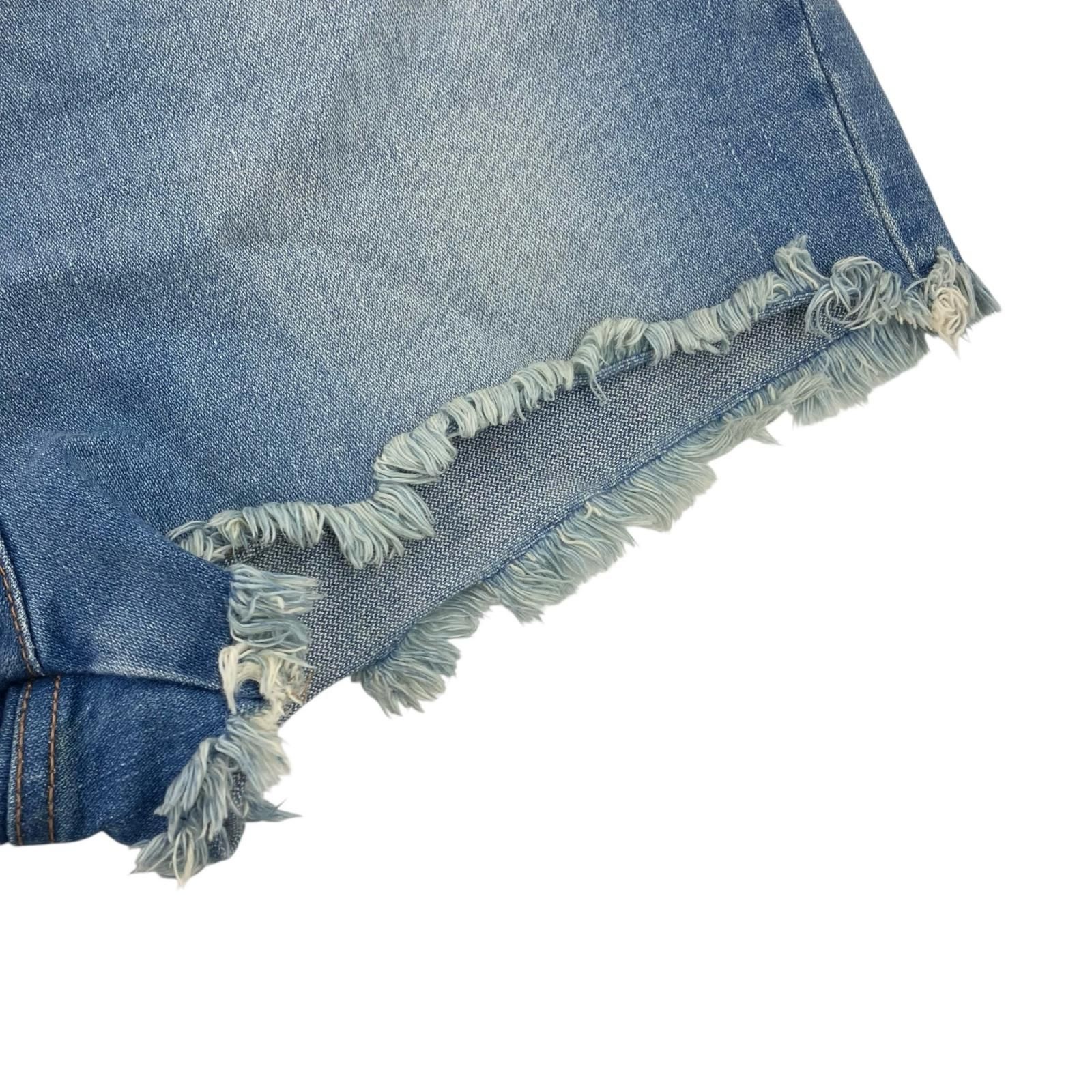 186005 GUCCI グッチ バックチェリーロゴカットオフデニムショート