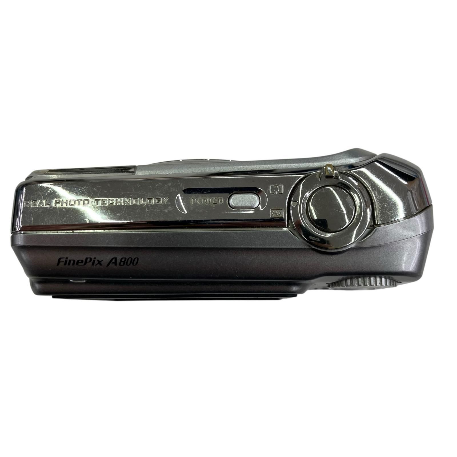 186000 現状品 FUJIFILM フジフィルム FinePix A800 シルバー - メルカリ