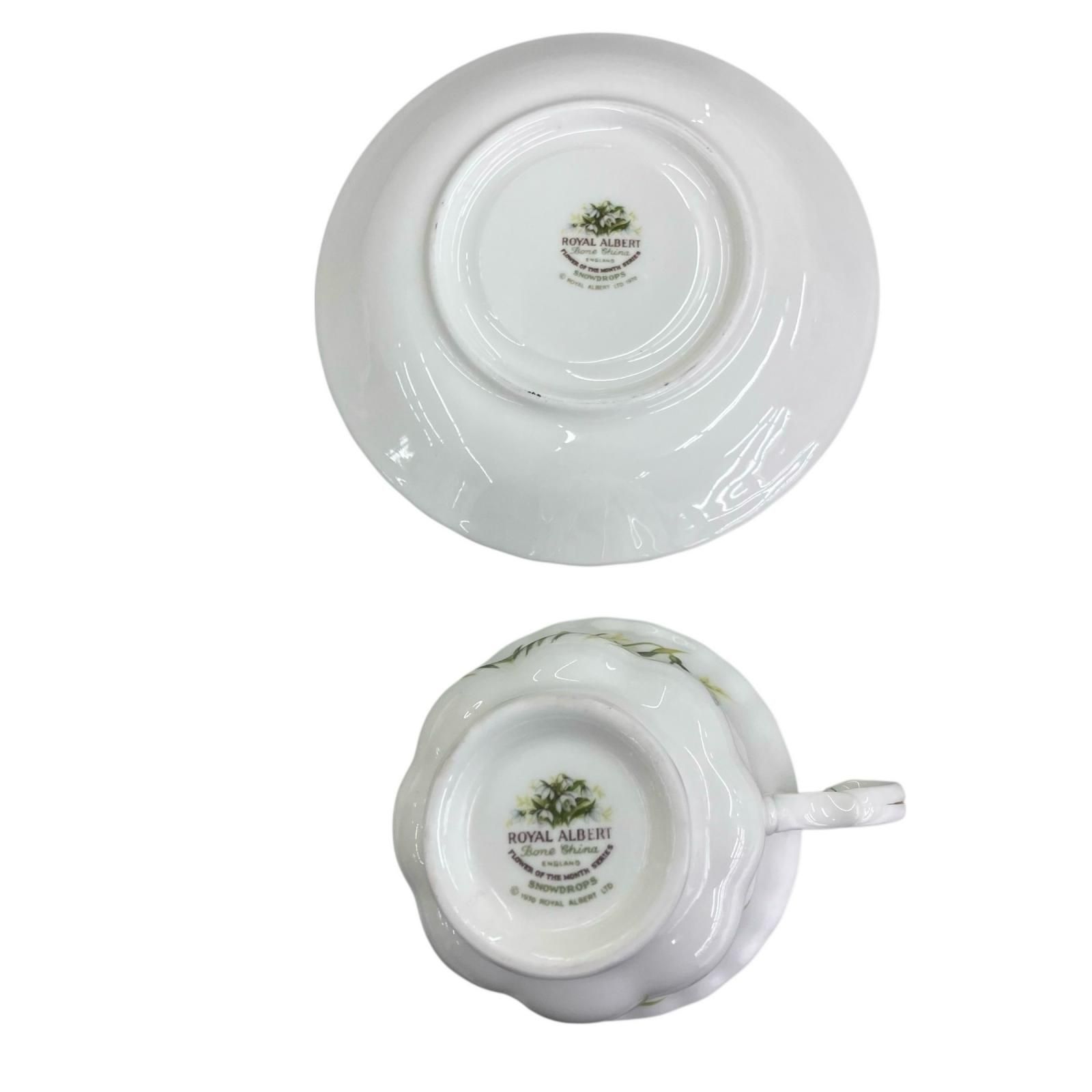 180053 Royal Albert ロイヤルアルバート 1-6月 カップ＆ソーサー