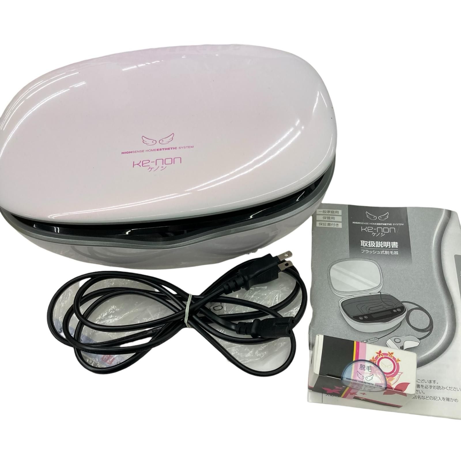 186001 通電確認のみ KE-NON ケノン フラッシュ式脱毛器 Ver6.0 NIPL