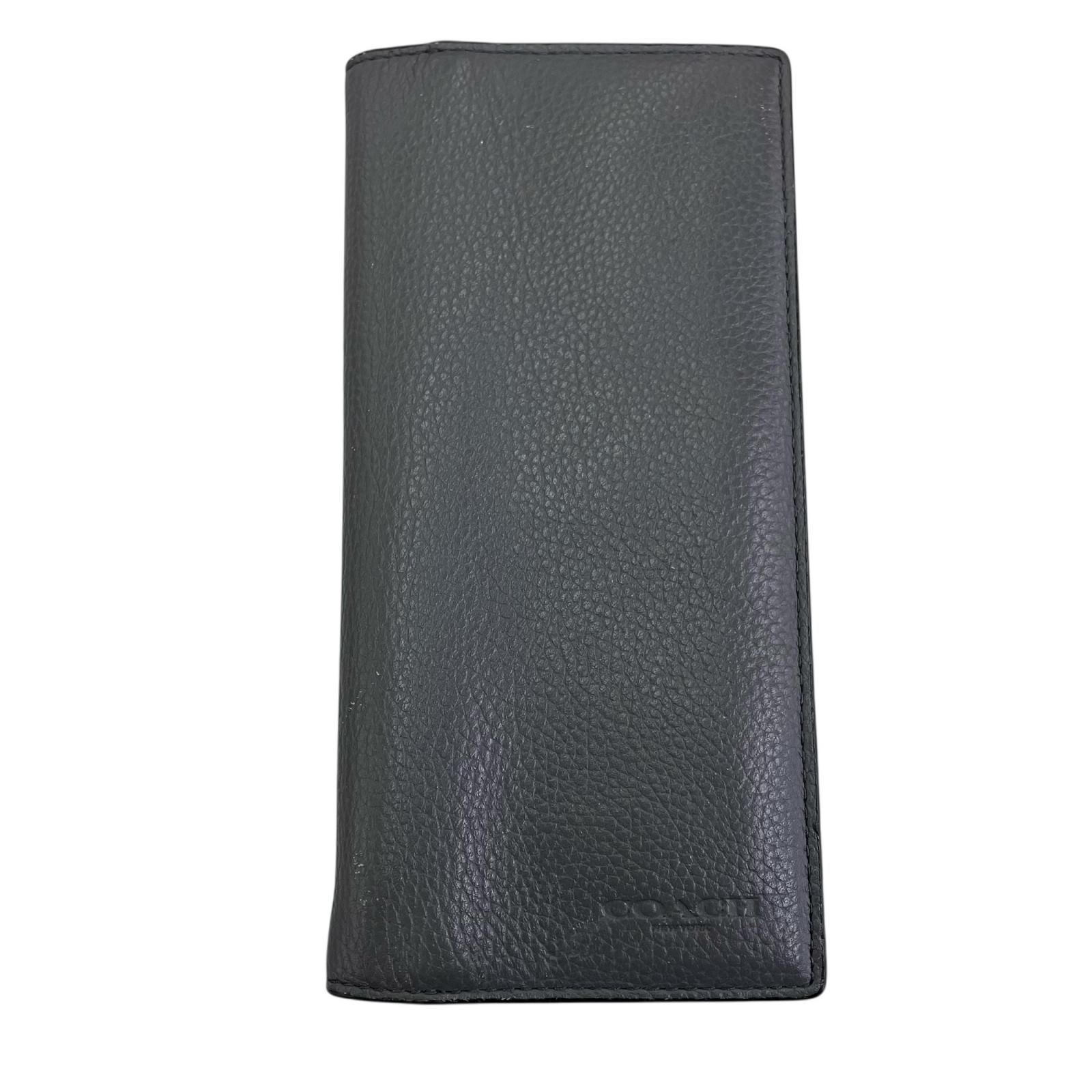 180053 COACH コーチ 長財布 L1980 91304 グレー レザー - メルカリ