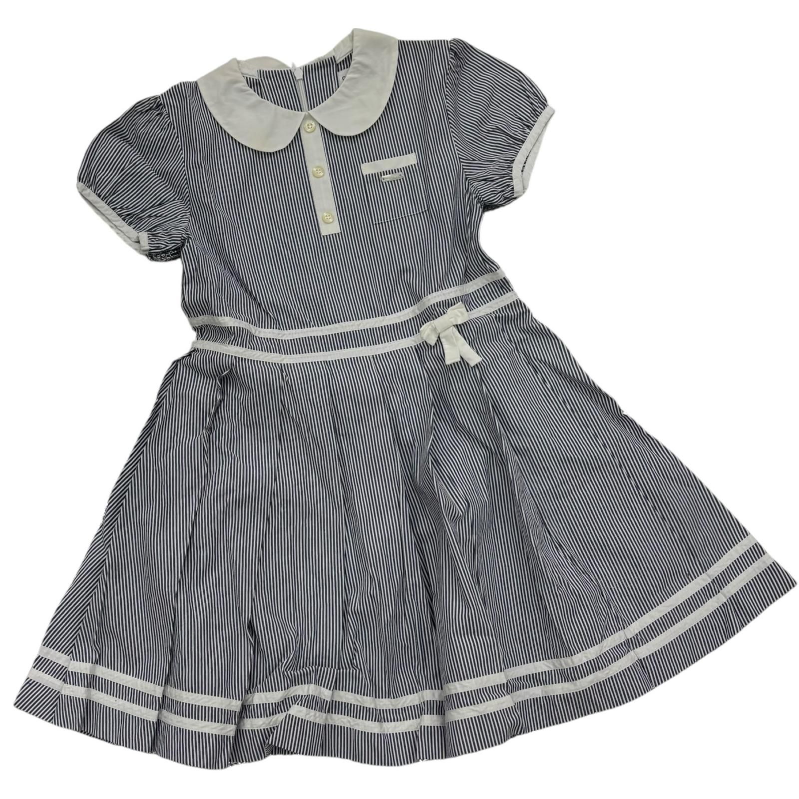 186005 CELINE セリーヌ セットアップ 130cm ネイビー/ストライプ