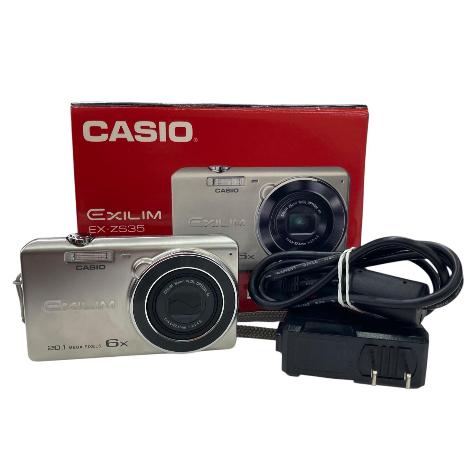 186000 動作確認済み CASIO カシオ コンパクトデジタルカメラ EX-ZS35 