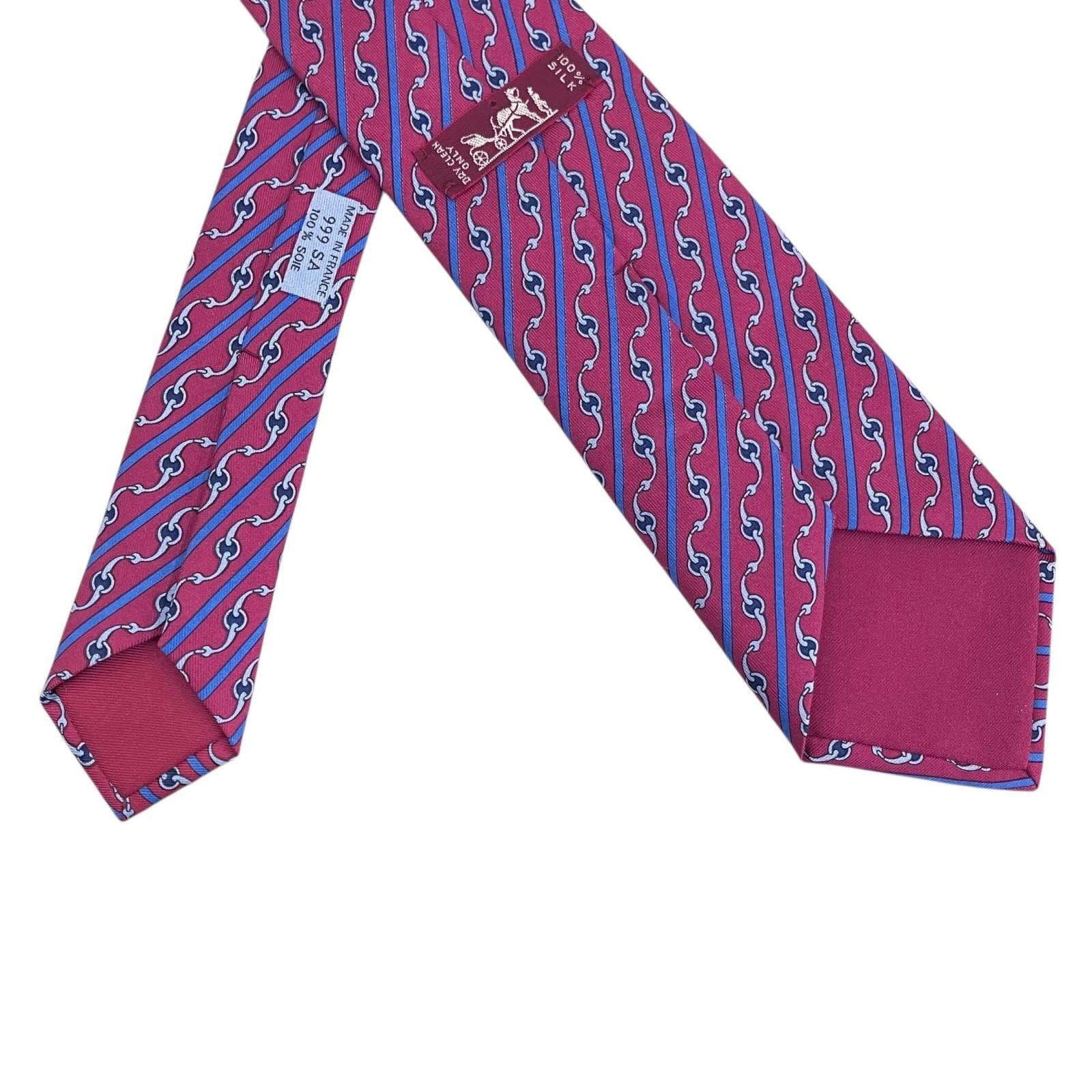 180053 HERMES エルメス ネクタイ 総柄 シルク - メルカリ