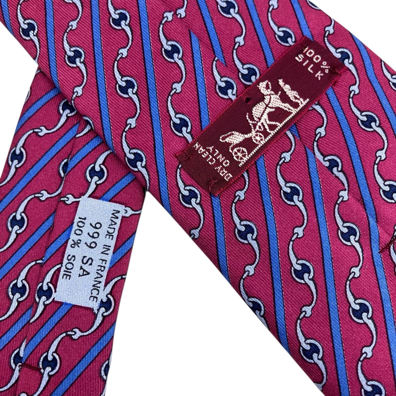 180053 HERMES エルメス ネクタイ 総柄 シルク - メルカリ