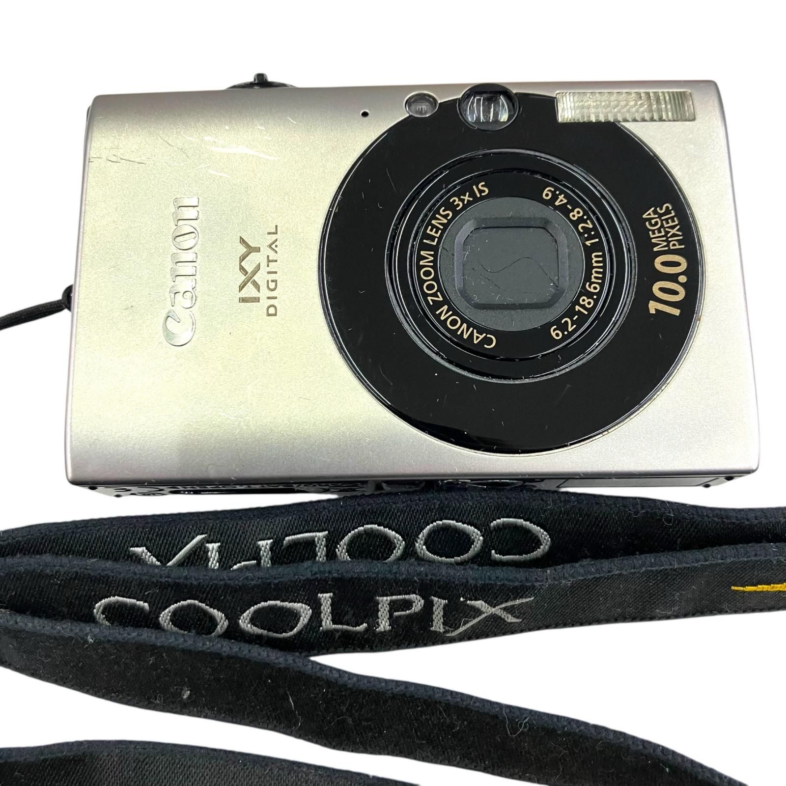 118010 現状品 canon キャノン デジカメ IXY25IS PC1262 シルバー 