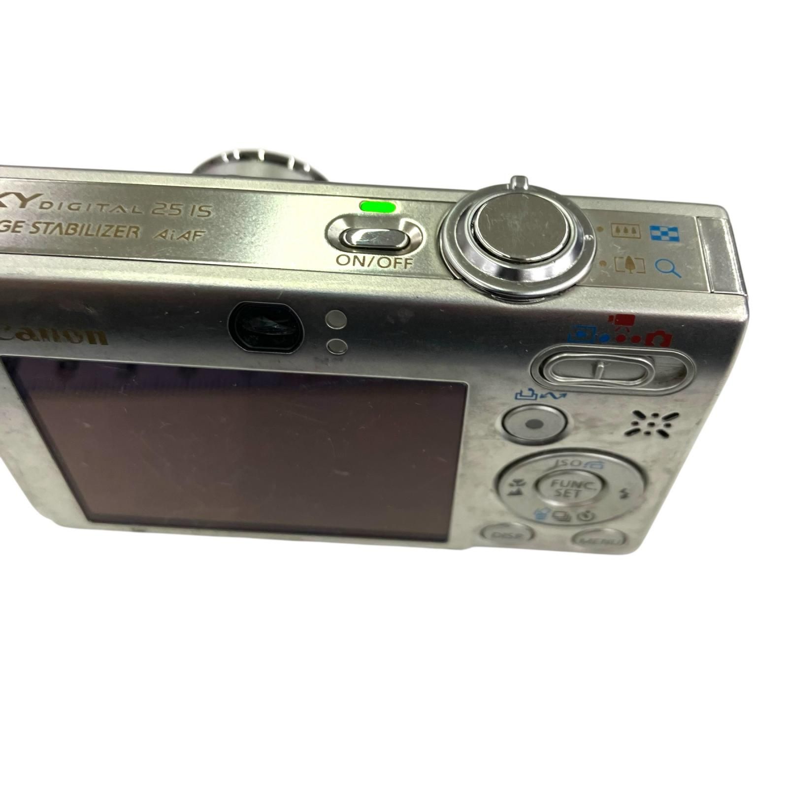 118010 ジャンク品 canon キャノン デジカメ IXY25F PC1262 シルバー