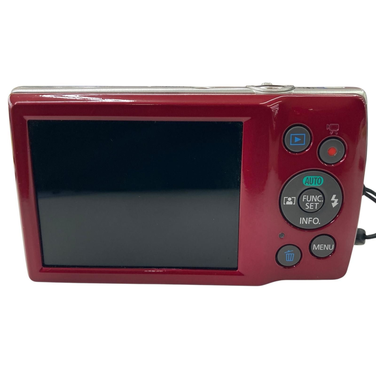 186000 動作未確認 canon キャノン コンパクトデジタルカメラ レッド
