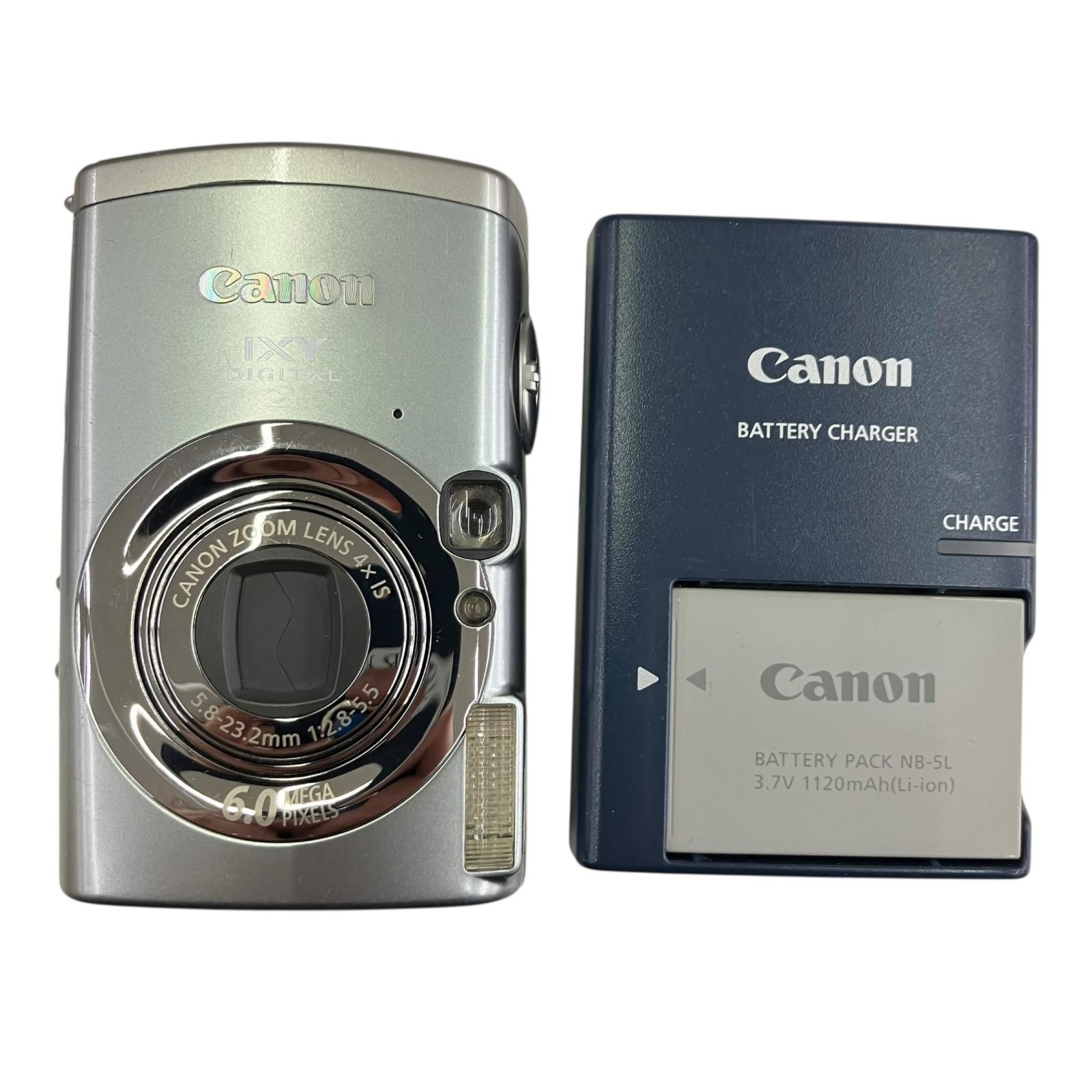 118010 動作確認済み canon キャノン デジカメ IXY800IS PC1176 グレー