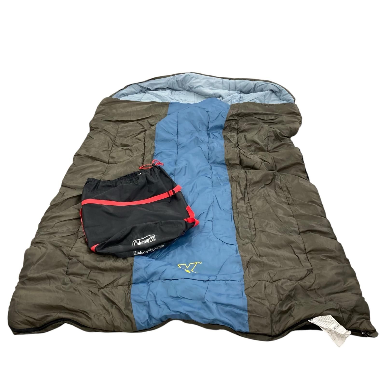二人用寝袋 Coleman Hudson double ハドソンダブル カーキ 楽天市場】【Coleman】コールマン ハドソンダブル 2人用寝袋 ◇-13℃〜7