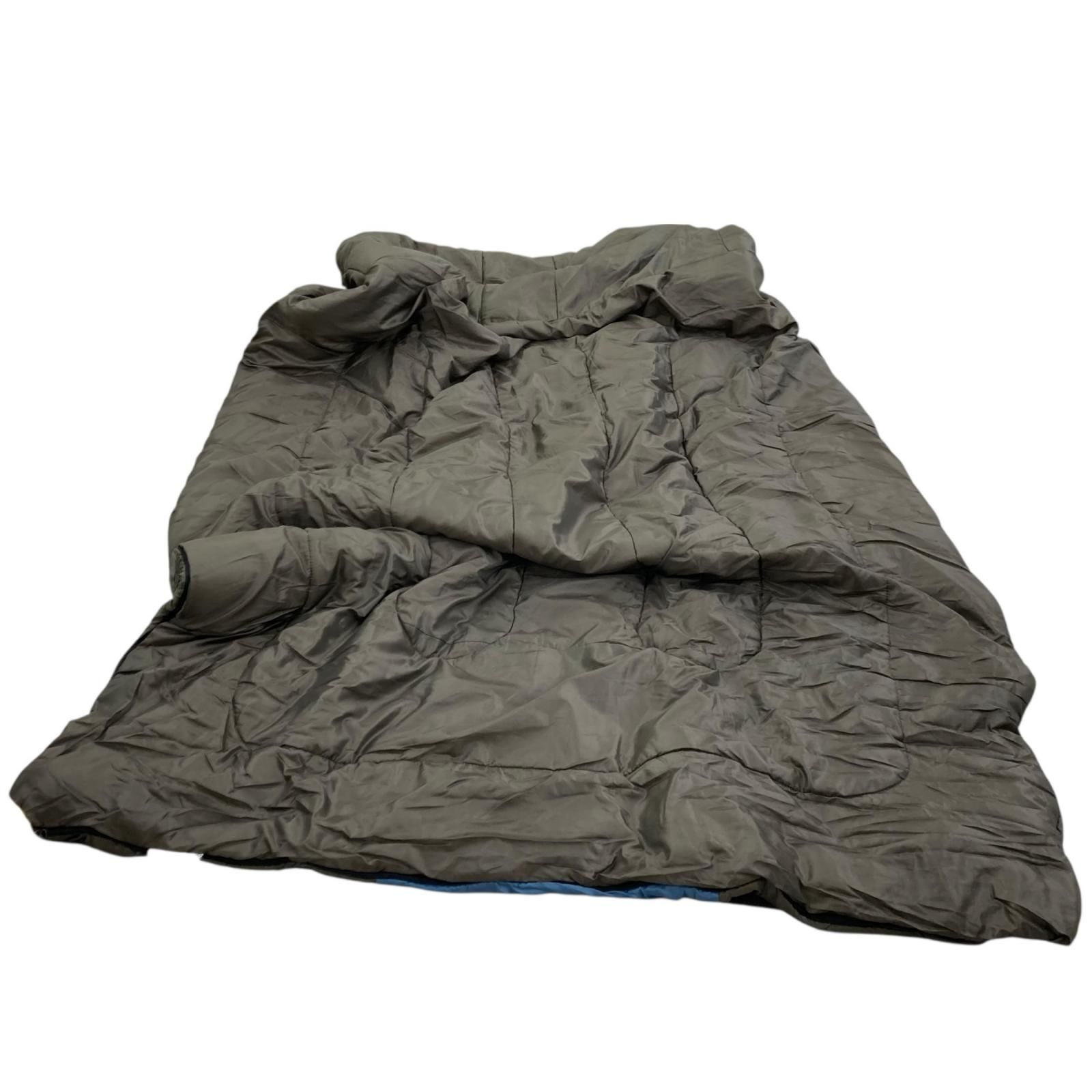 186000 Coleman コールマン Hudson Double 二人用寝袋 カーキ×ブルー