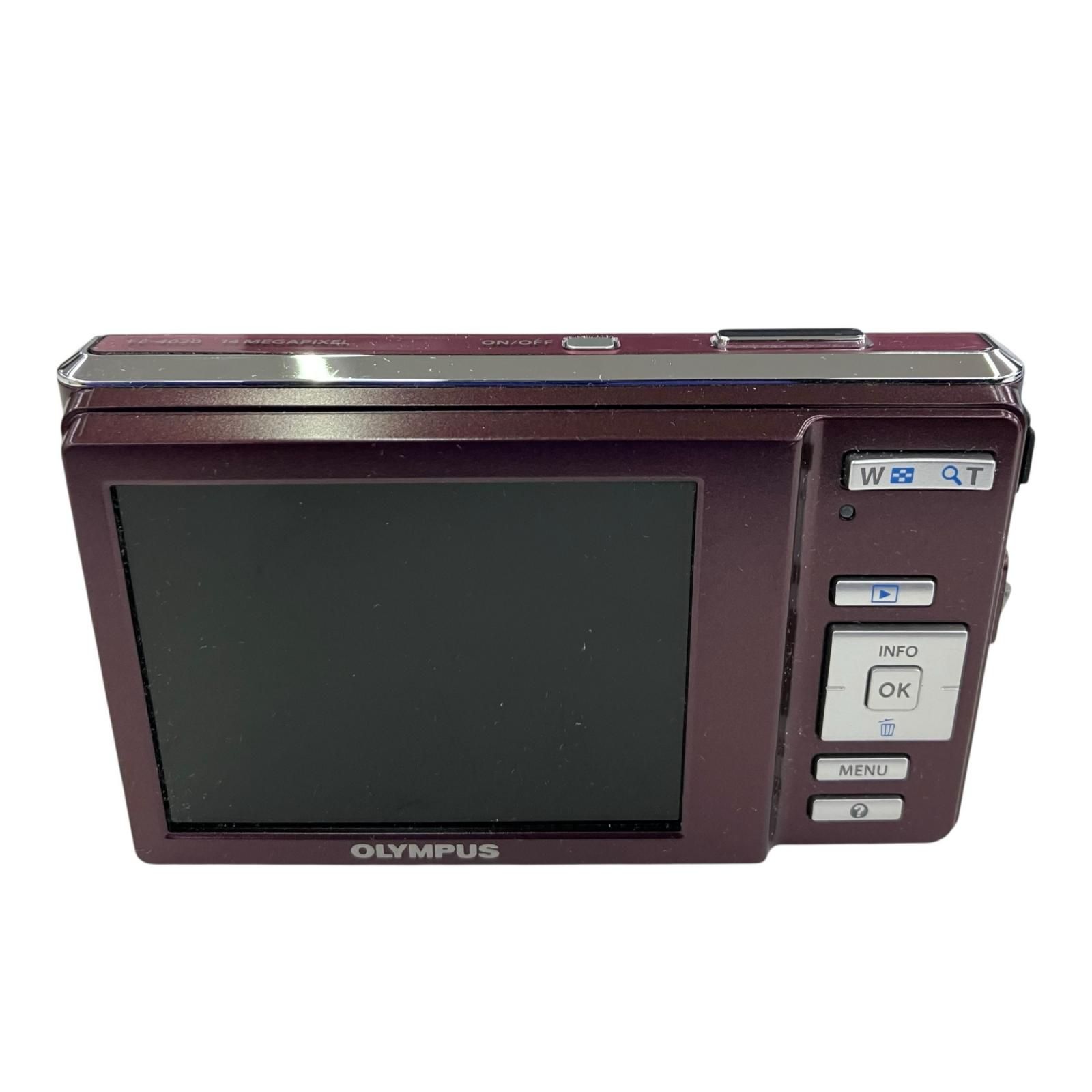 118011 動作未確認 OLYMPUS オリンパス デジタルカメラ FE-4020 ピンク