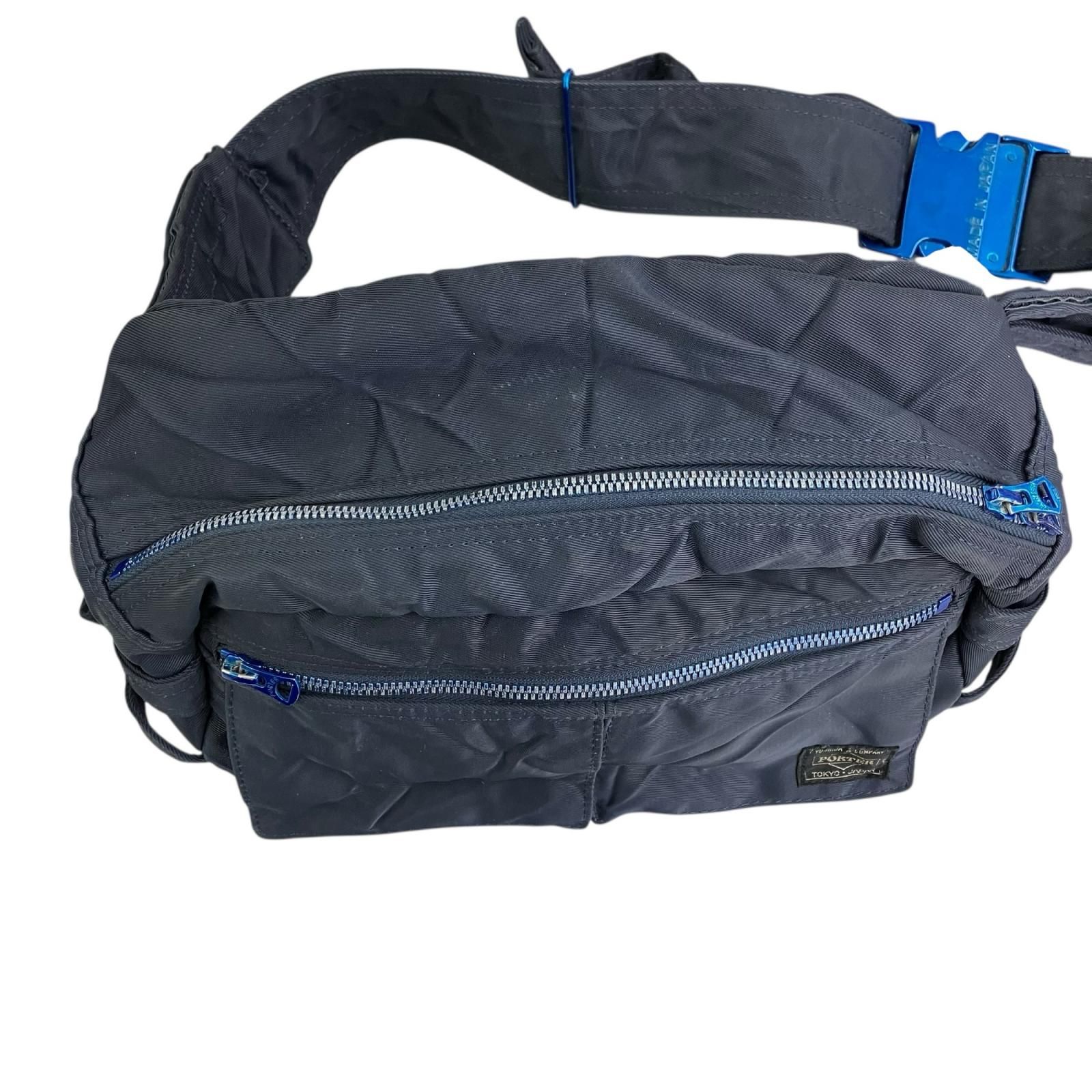 PORTER ×APE ボディバッグ ネイビー PORTER ×APE ボディバッグ ネイビー A Bathing Ape BAPE × Porter Body