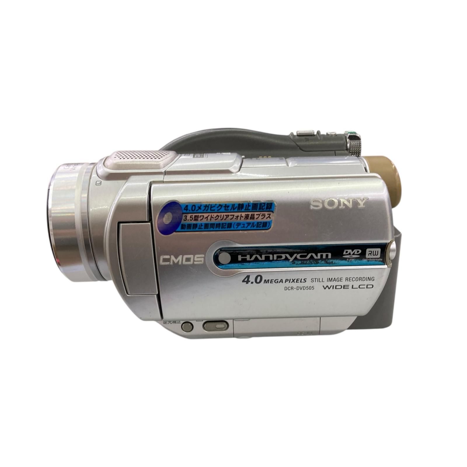 186000 動作未確認 SONY ソニー ビデオカメラ DCR-DVD505 - メルカリ