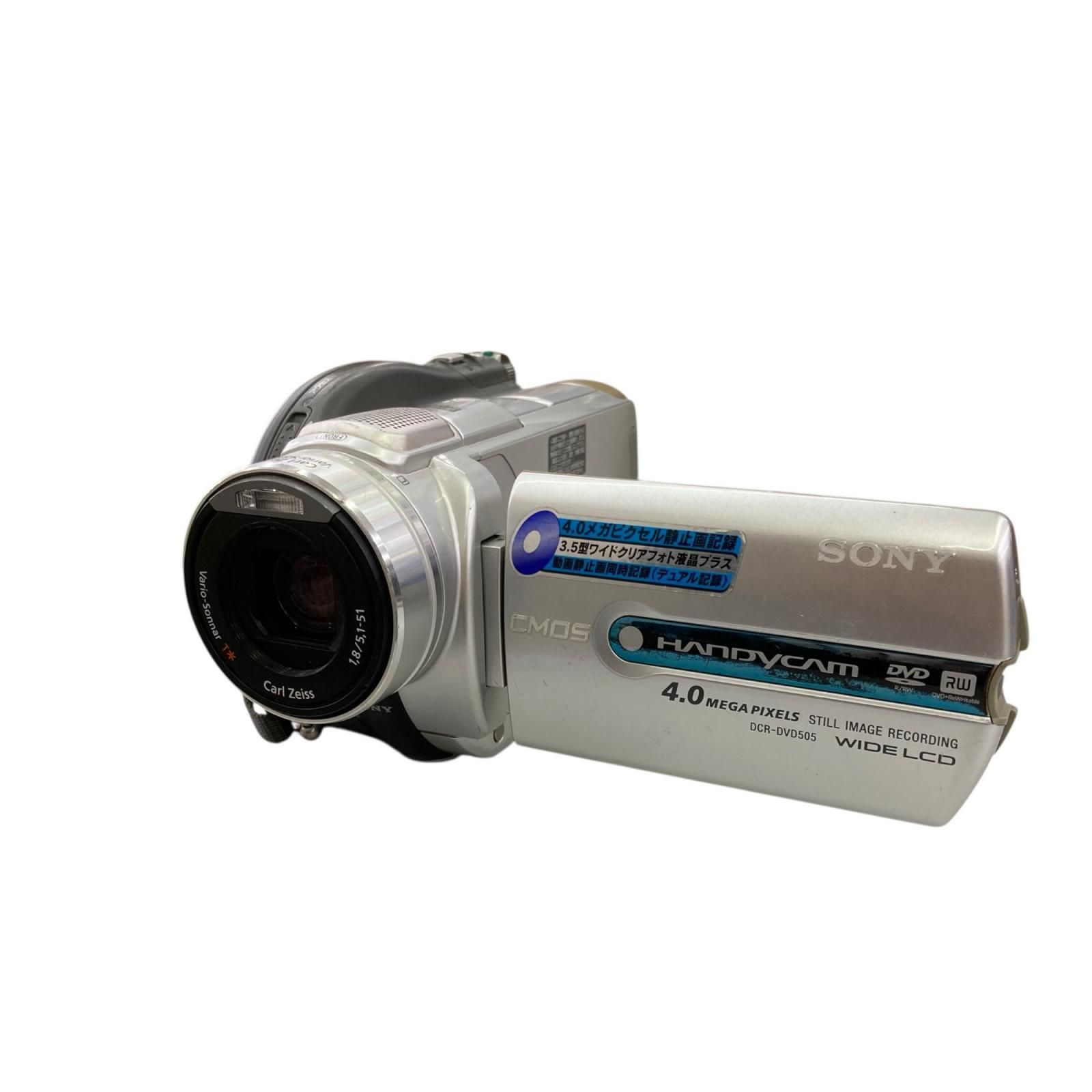 186000 動作未確認 SONY ソニー ビデオカメラ DCR-DVD505 - メルカリ