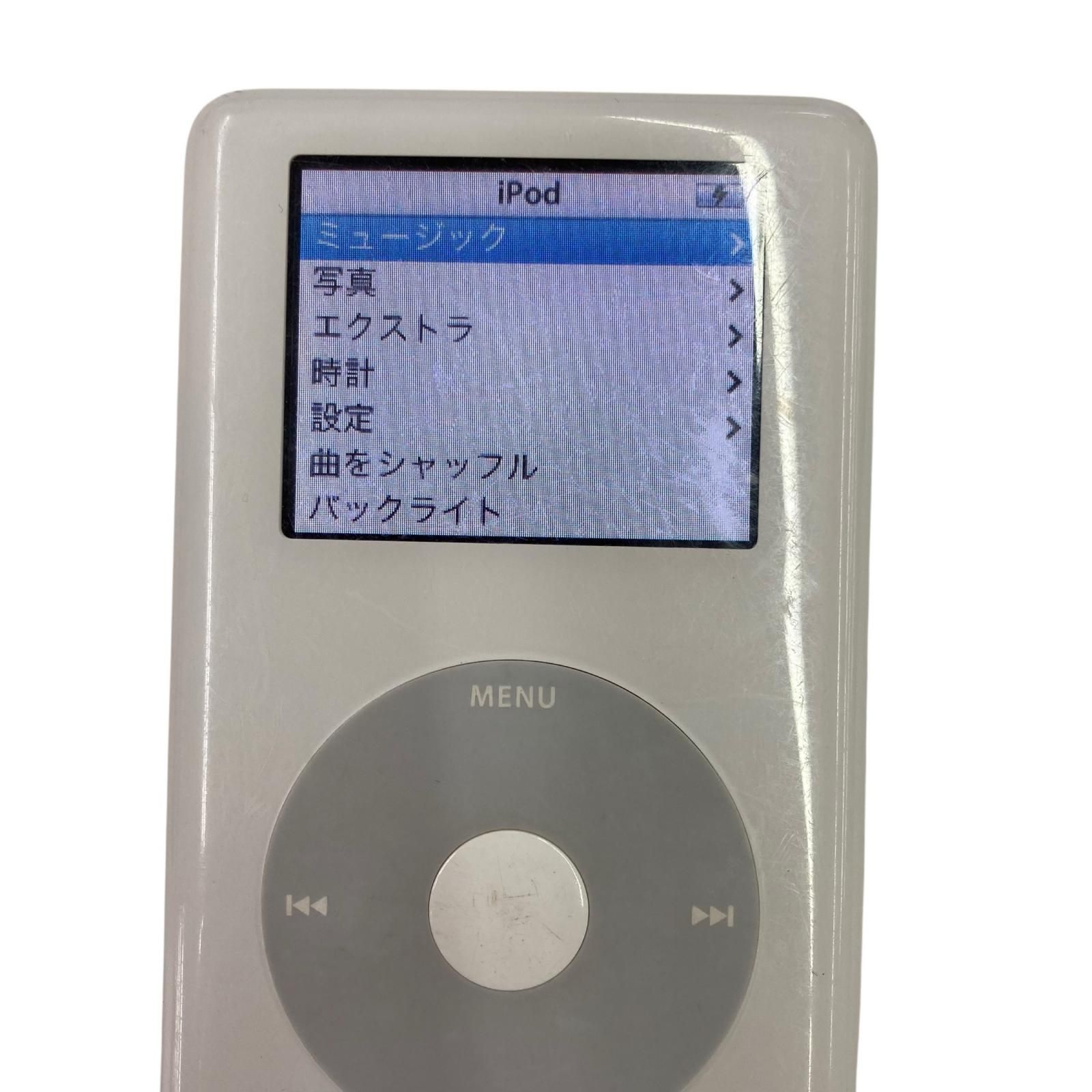 186001 動作確認済み iPod 第4世代 A1099 ホワイト 20GB - メルカリ