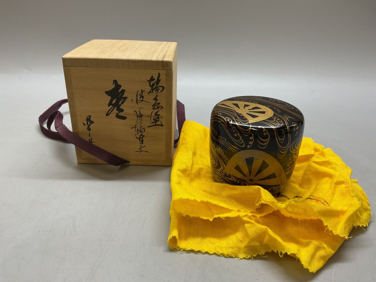 M31 磯上鳳舟 棗 輪島塗 蒔絵 茶道具 - メルカリ