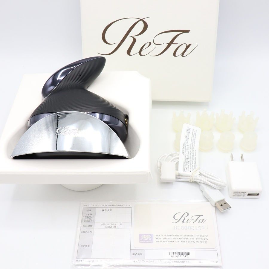 美品】MTG ReFa BEAUTECH HEAD SPA RE-AP-03A ブラック リファ ビュー