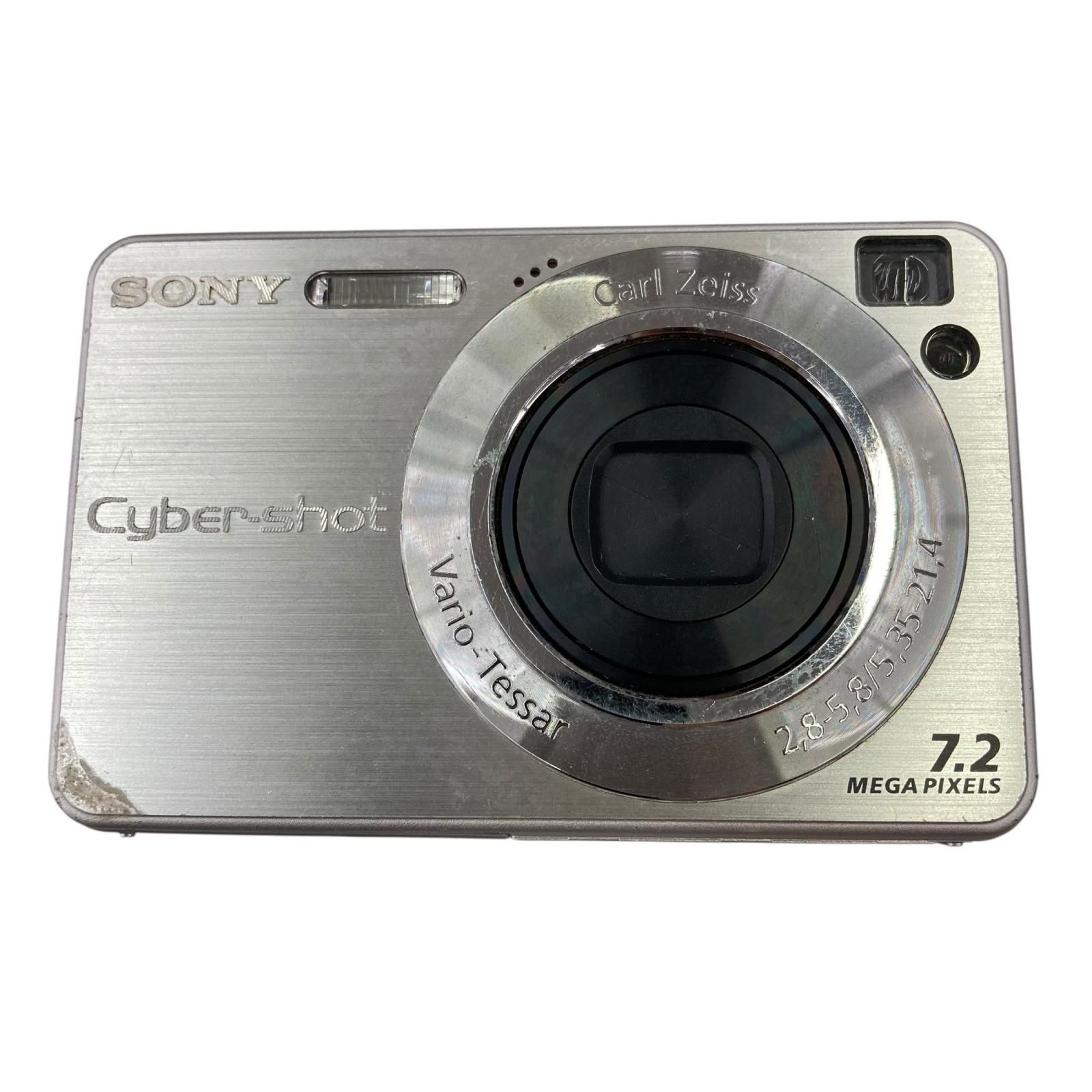 186000 動作未確認 SONY ソニー Cyber-shot DSC-W110 シルバー - メルカリ