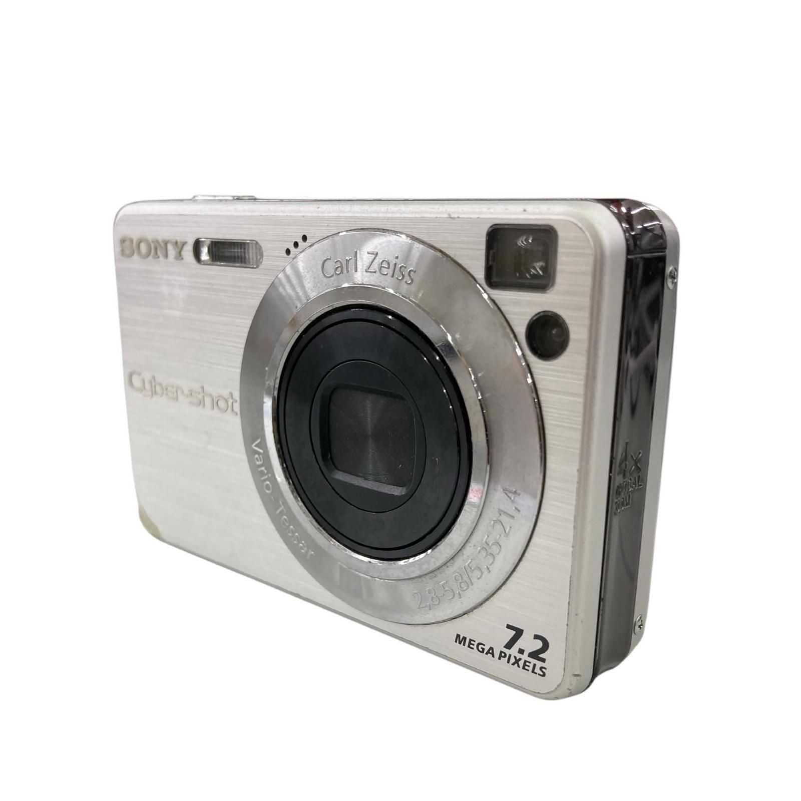 186000 動作未確認 SONY ソニー Cyber-shot DSC-W110 シルバー - メルカリ