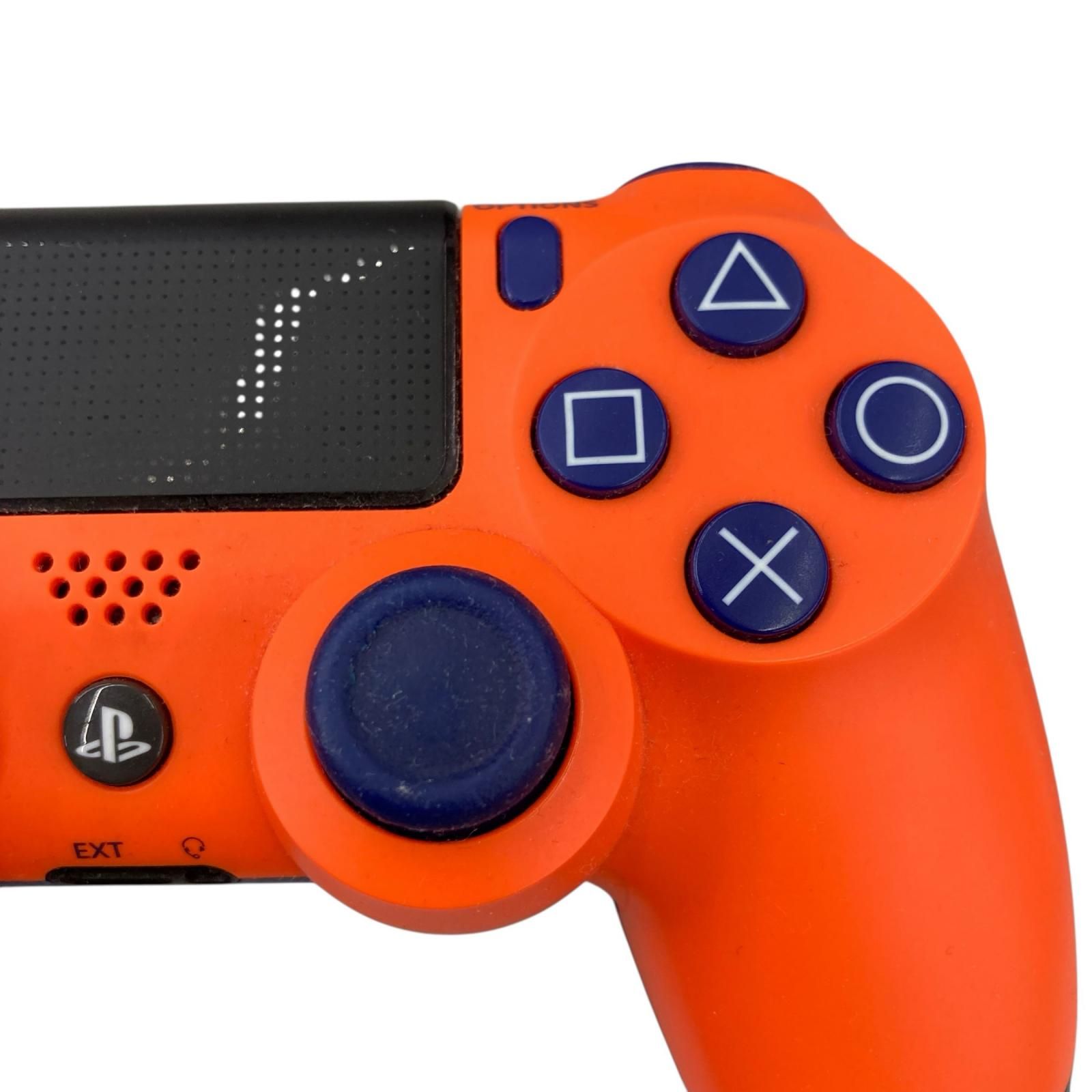 【新品 未開封！】PS4 コントローラーUS限定サンセットオレンジ ゲオ専売】ソニー/ワイヤレスコントローラー(DUALSHOCK4) サンセット
