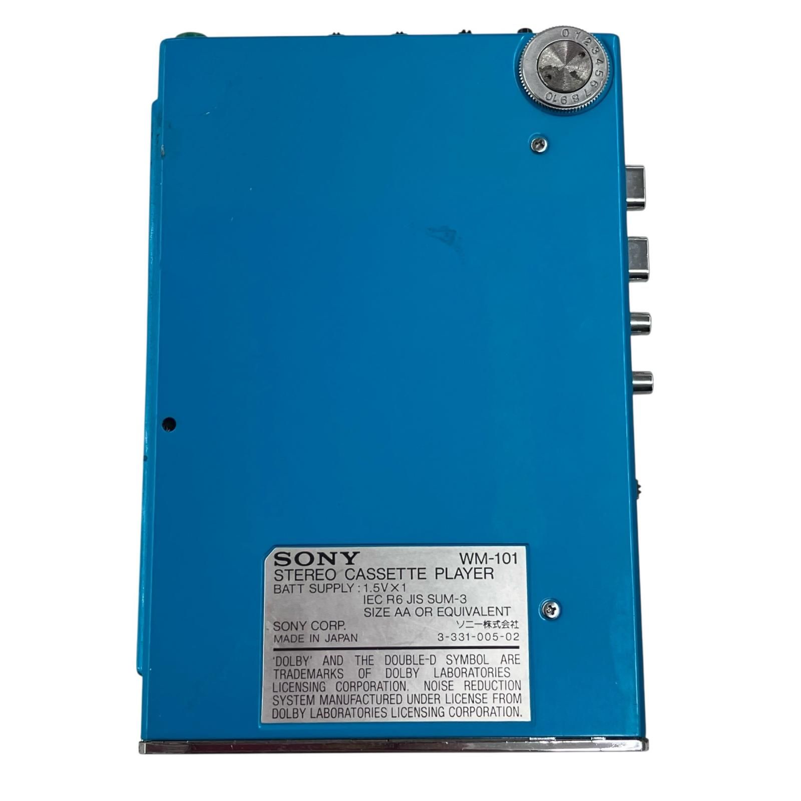 186001 動作未確認 SONY ソニー ウォークマン ステレオカセット