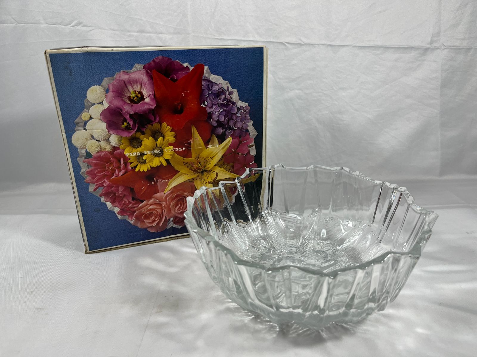 HOYA ホーヤ 盛器 MBB4825 ガラス 鉢 ボウル 食器 サラダ インテリア