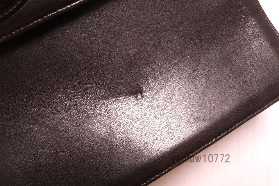 □CHANEL 4番台 ココマーク GD金具 レザー チェーンハンドバッグ  