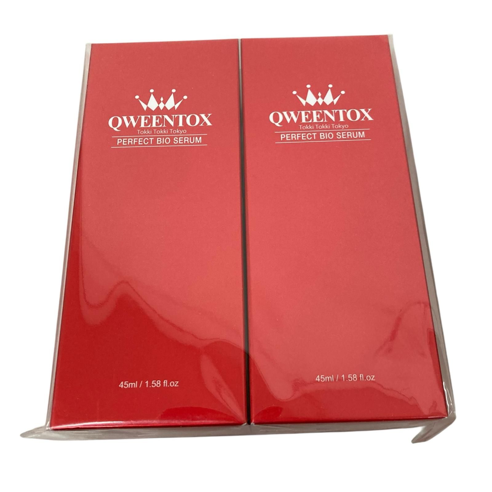 171010 未開封品 QWEENTOX パーフェクトバイオセラム 美容液 45ml 2点