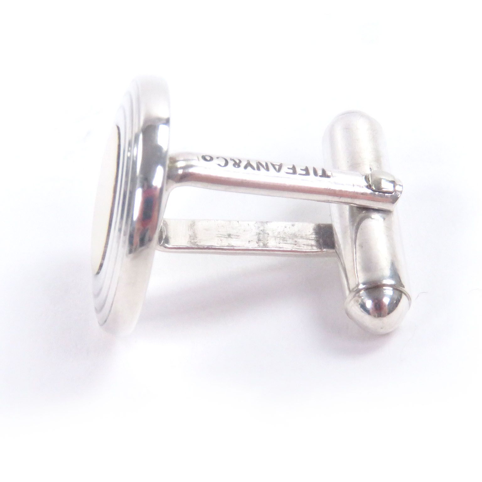 美品□TIFFANY&Co. ティファニー SV925 750 サークルモチーフ コンビ