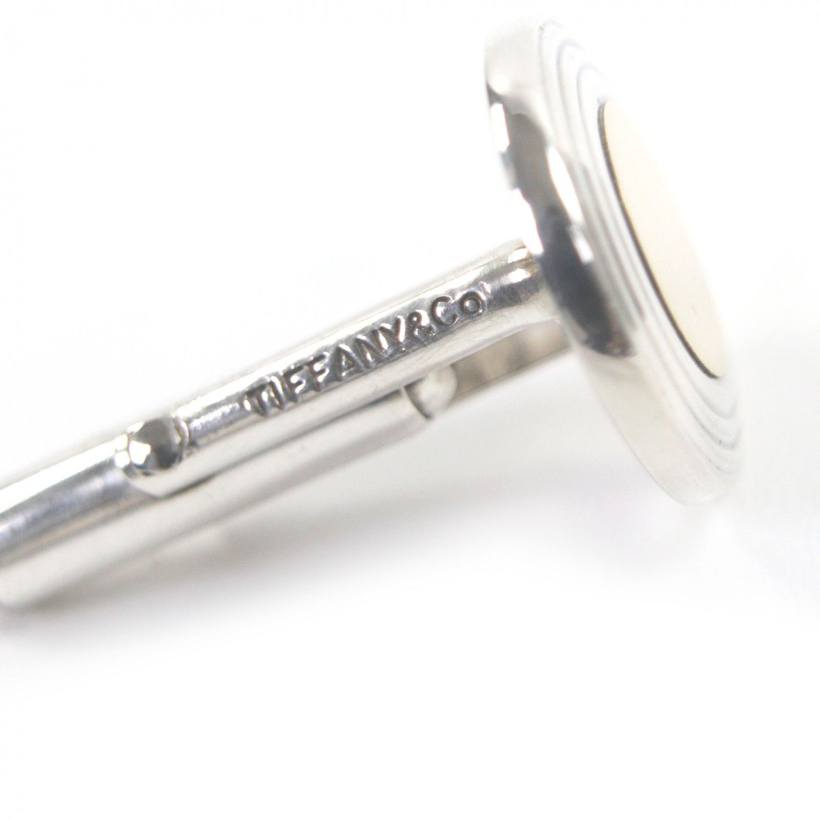 美品□TIFFANY&Co. ティファニー SV925 750 サークルモチーフ コンビ