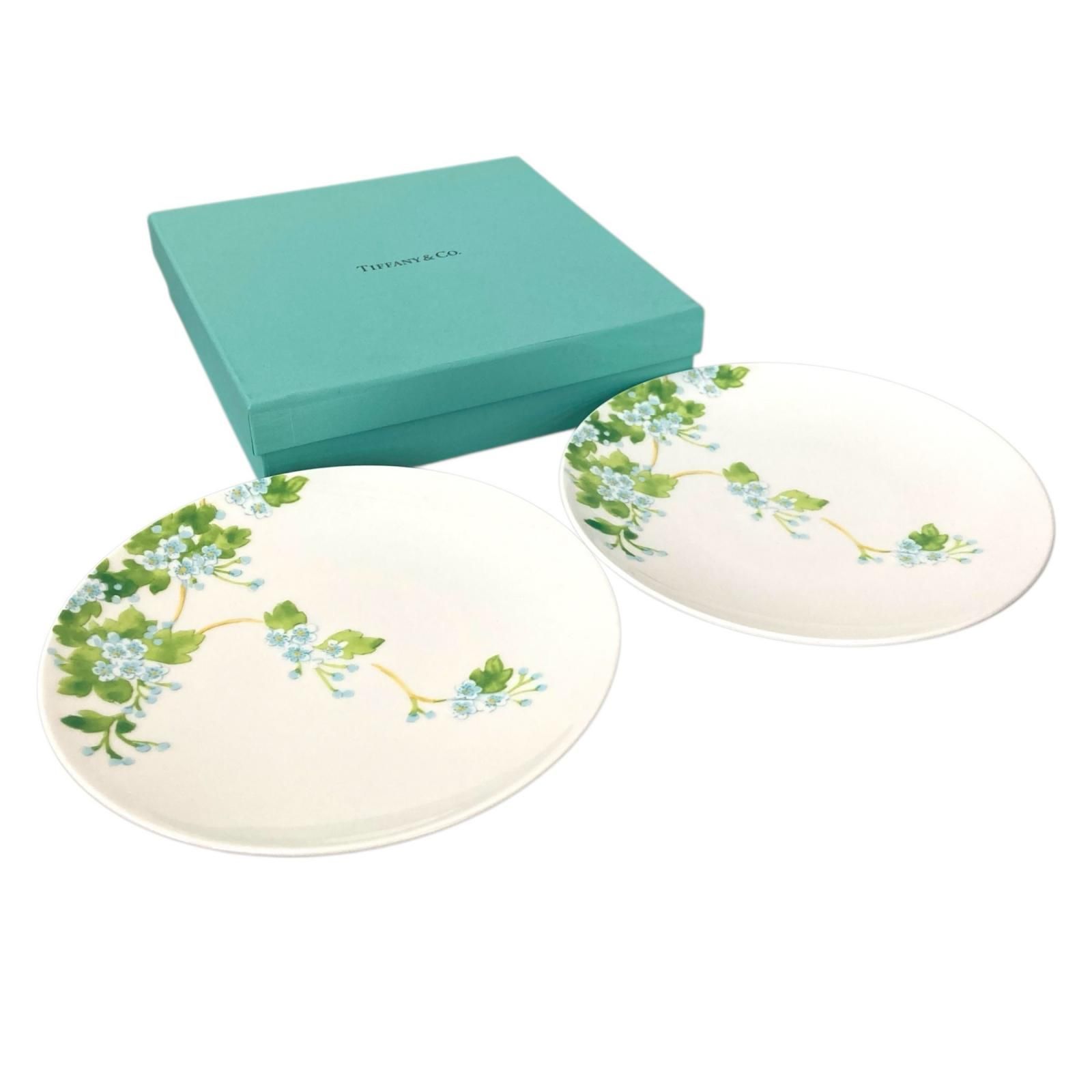 170460 現状品 TIFFANY&Co. ティファニー リーフ デザートプレート