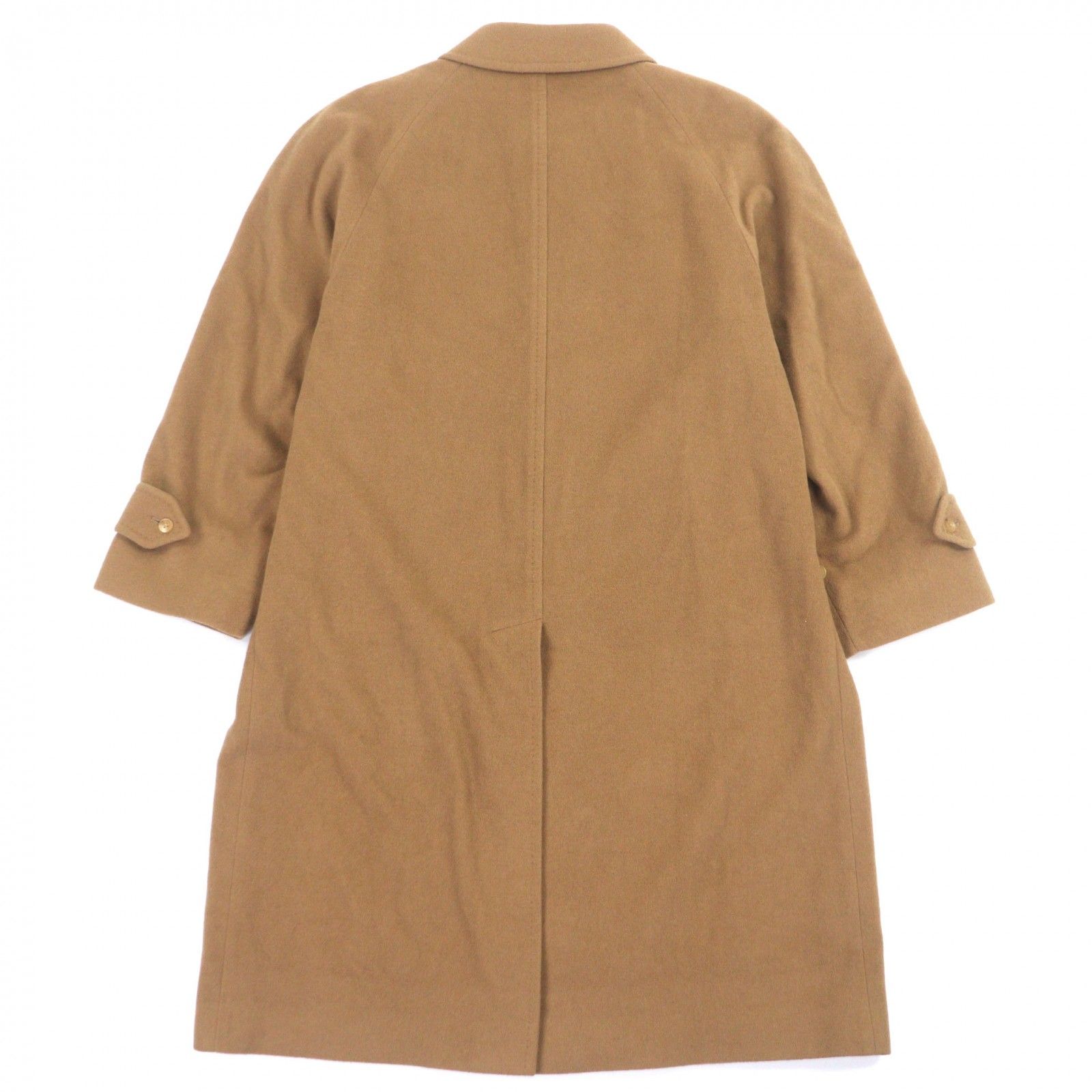 美品▽Burberrys バーバリー ヴィンテージ カシミヤ100% 比翼仕立て