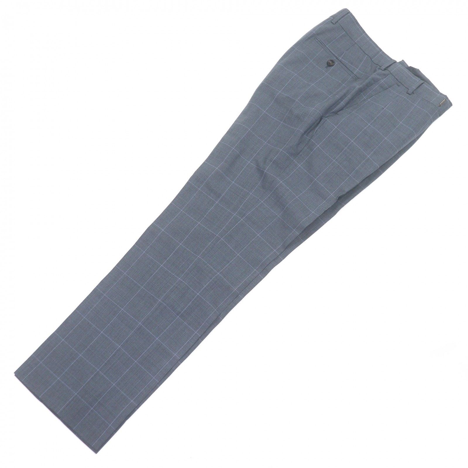 極美品□Dunhill ダンヒル ウール100％ 裏地シルク混 チェック柄