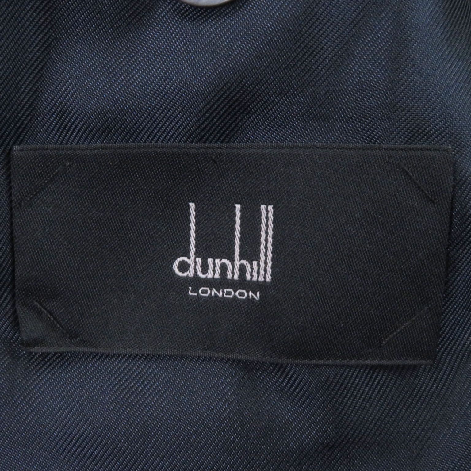 極美品□Dunhill ダンヒル ウール100％ 裏地シルク混 チェック柄
