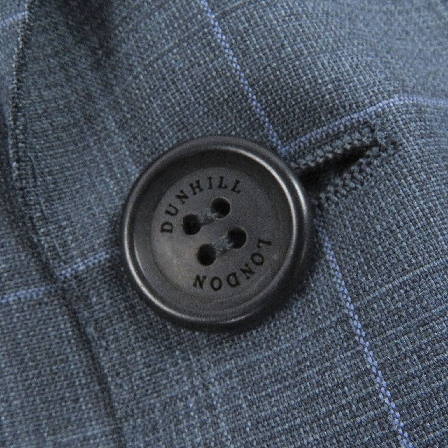 極美品□Dunhill ダンヒル ウール100％ 裏地シルク混 チェック柄