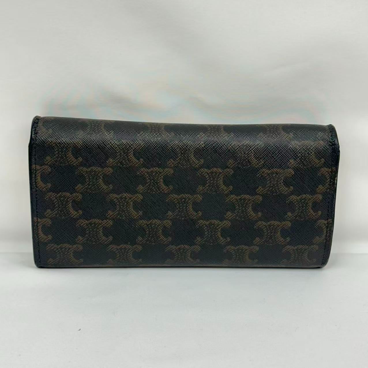 CELINE セリーヌ トリオンフキャンバス ラージウォレット PVC×レザー