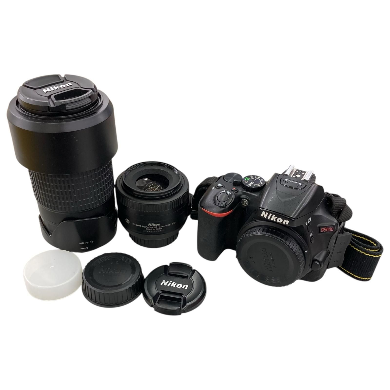 186000 動作未確認 Nikon ニコン D5600 ダブルズームキット - メルカリ