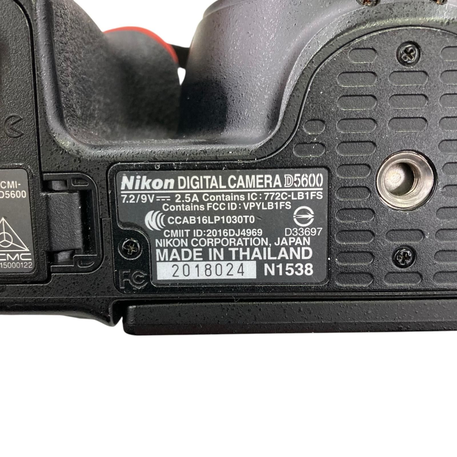 【未使用に近い】Nikon ニコン D5600 ダブルズームキット 186000 動作未確認 Nikon ニコン D5600 ダブルズームキット - メルカリ