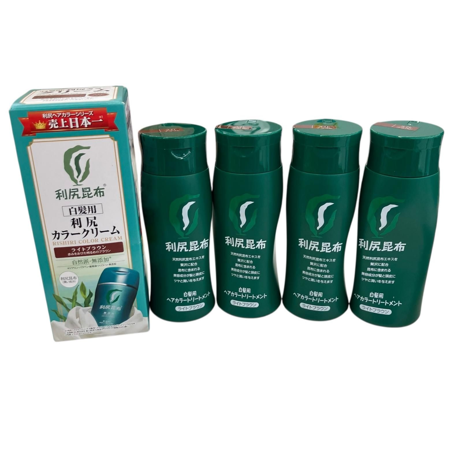 186000 現状品 利尻昆布 白髪用 利尻カラークリーム ヘアカラー