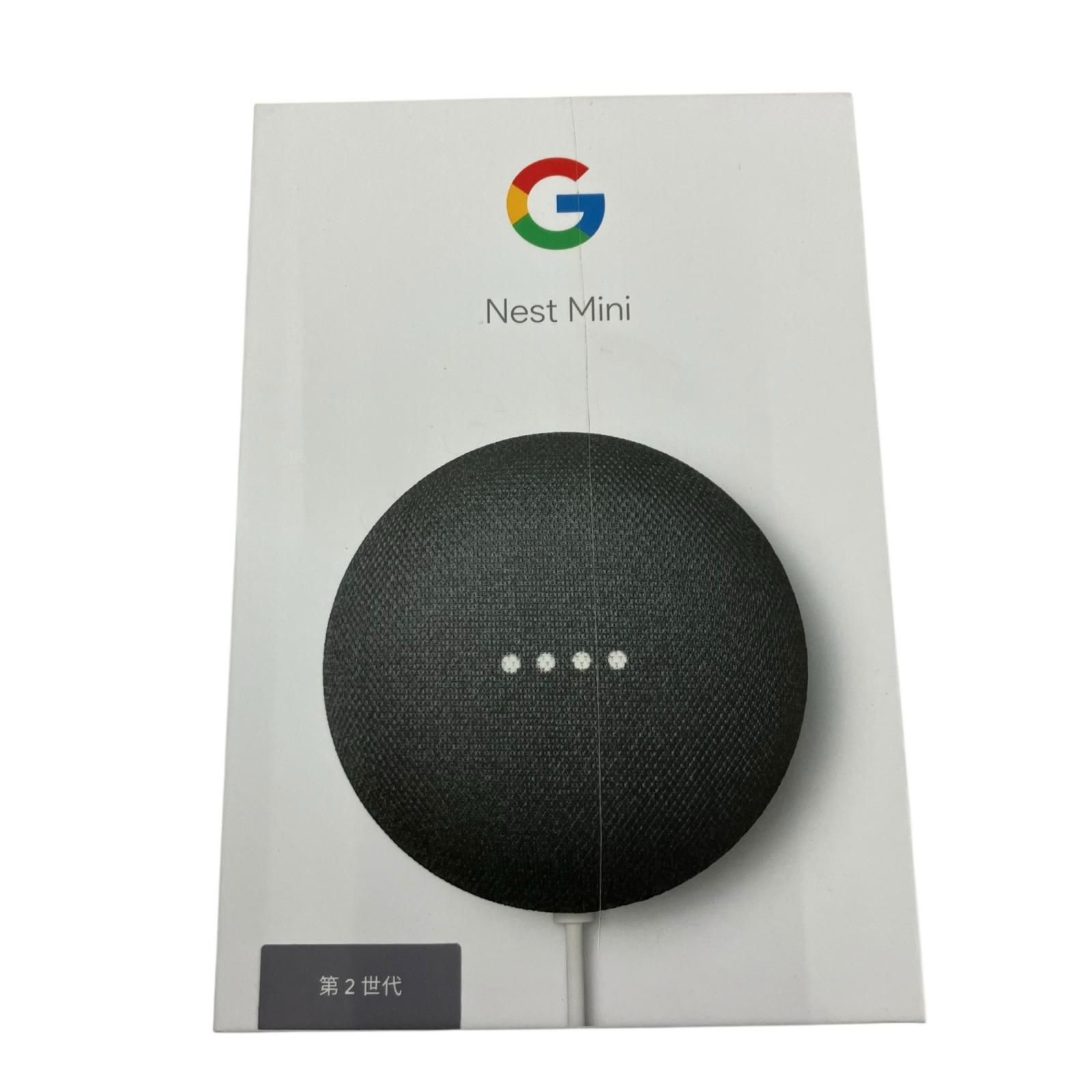 186000 動作確認済み Google グーグル Nest Mini 第2世代 - メルカリ