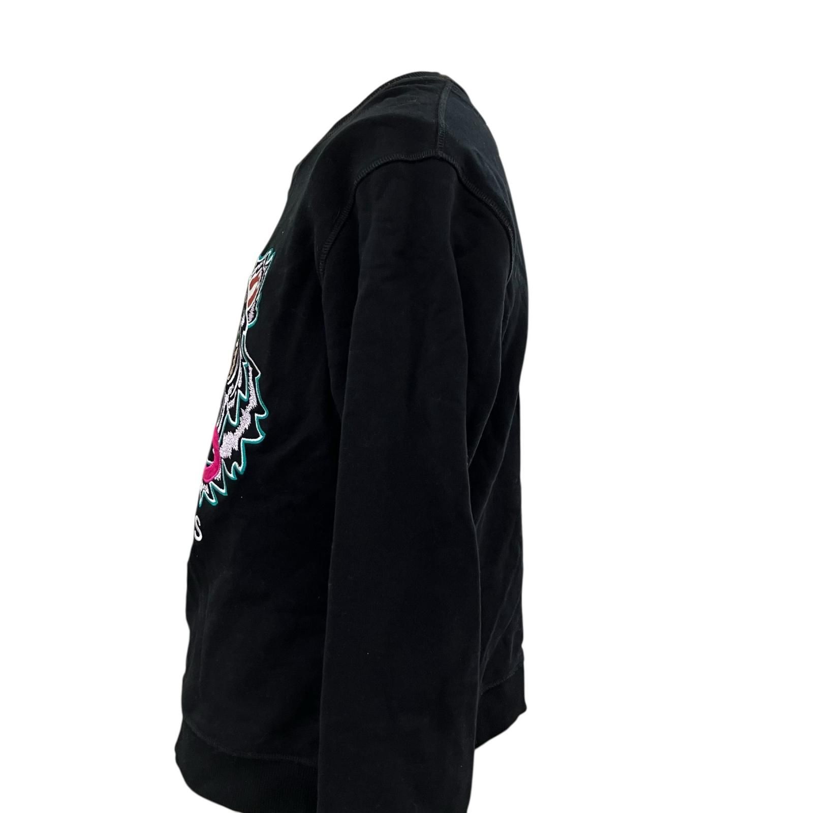 186000 KENZOケンゾー タイガー刺繍ブラックトレーナー XL - メルカリ