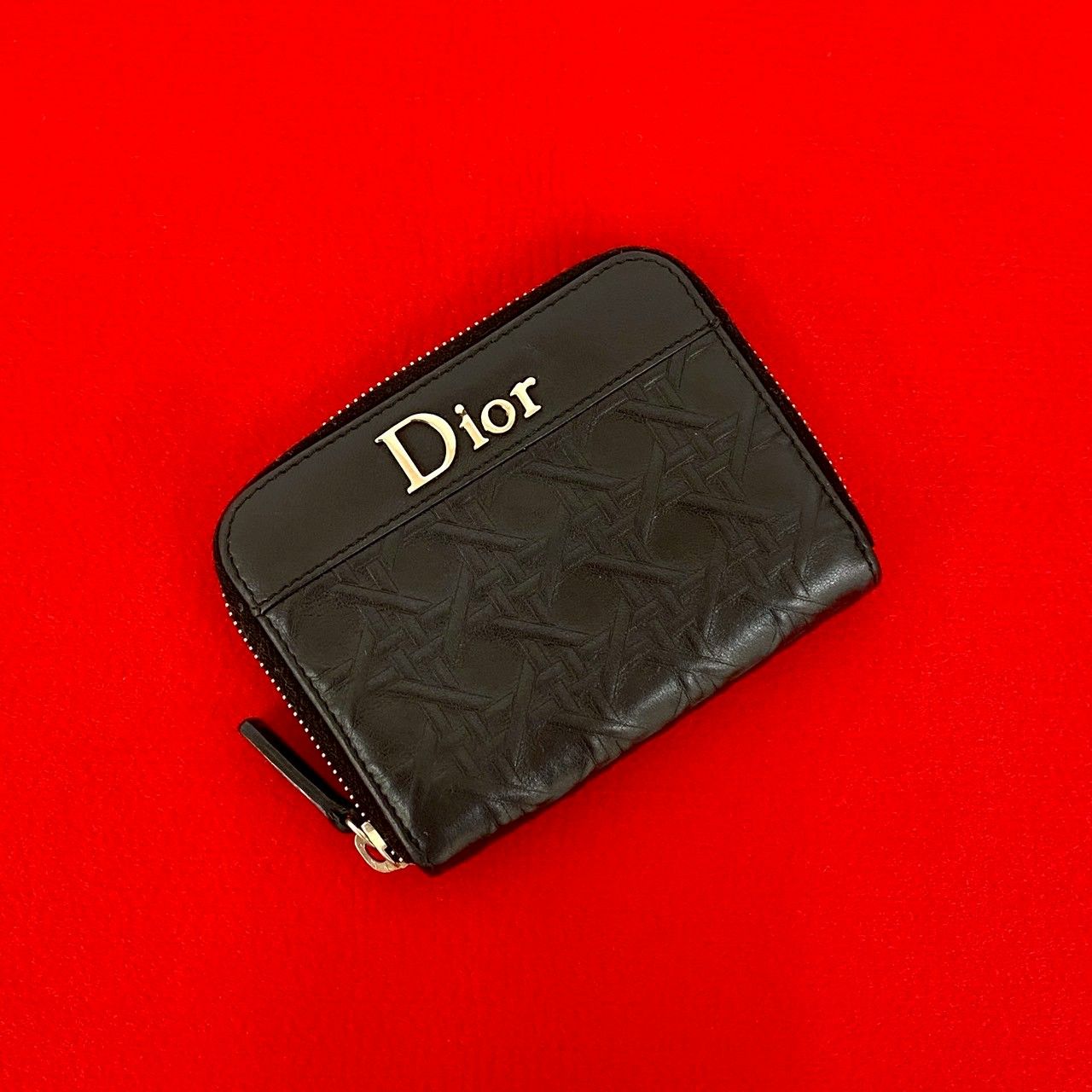 日本直送 Dior ブラック コインケース 名牌中古包 Christian Dior