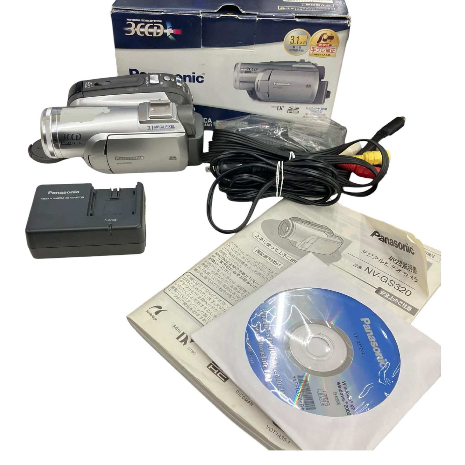 186000 ジャンク品 Panasonic パナソニック ビデオカメラ NV-GS320