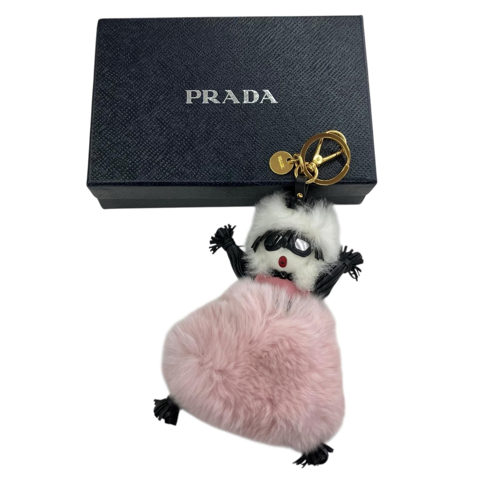 186005 現状品 PRADA プラダ キーホルダー バッグチャーム - メルカリ