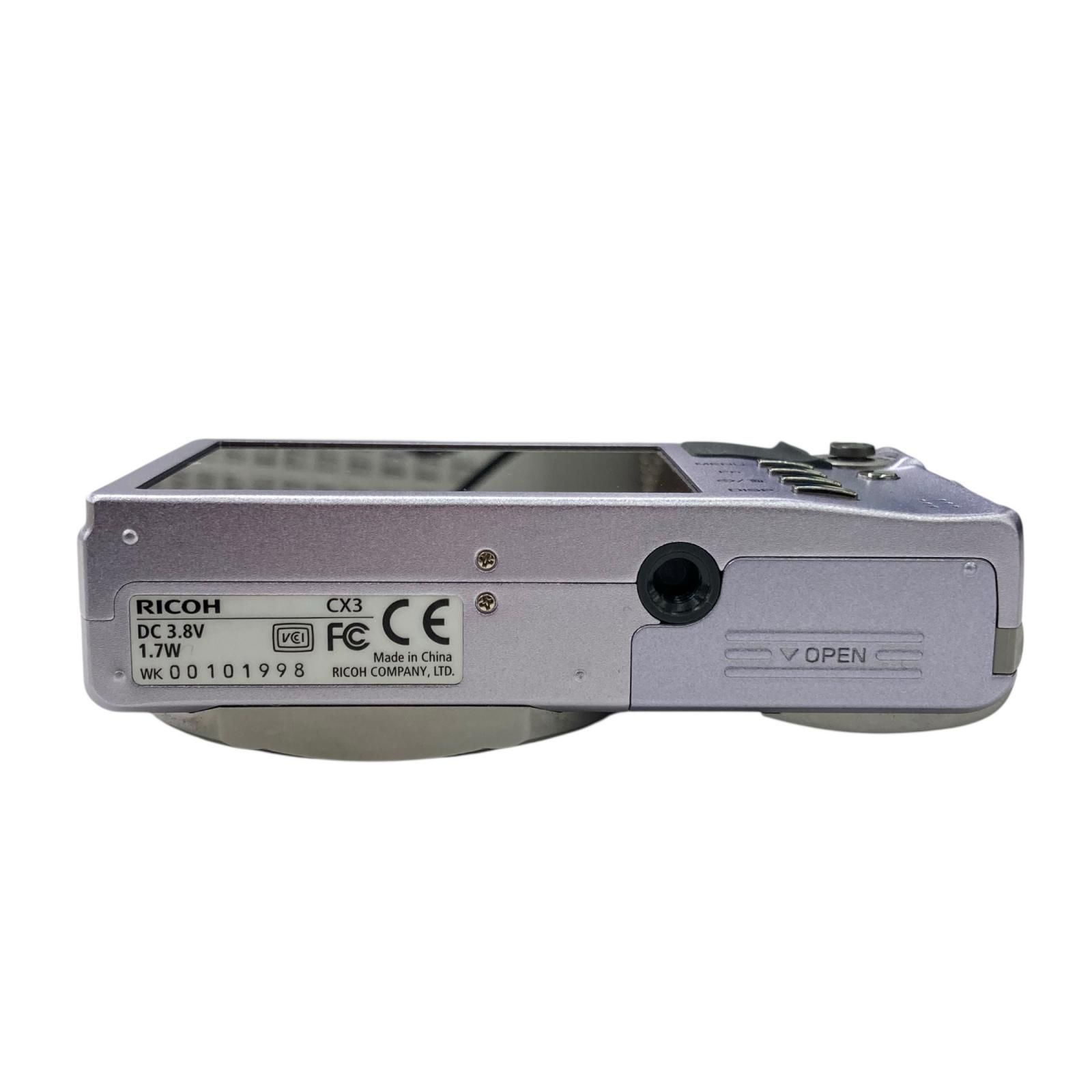 186000 RICOH リコー RICOH デジタルカメラ CX3 すみれ - メルカリ